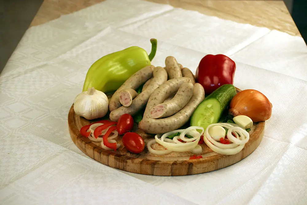 Norimberský bratwurst slabý