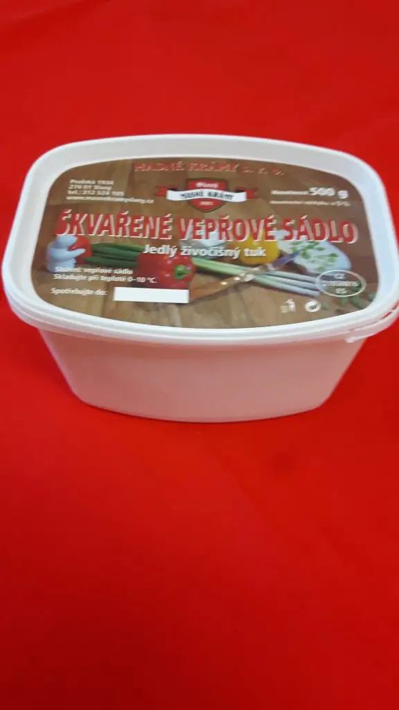 Škvařené sádlo